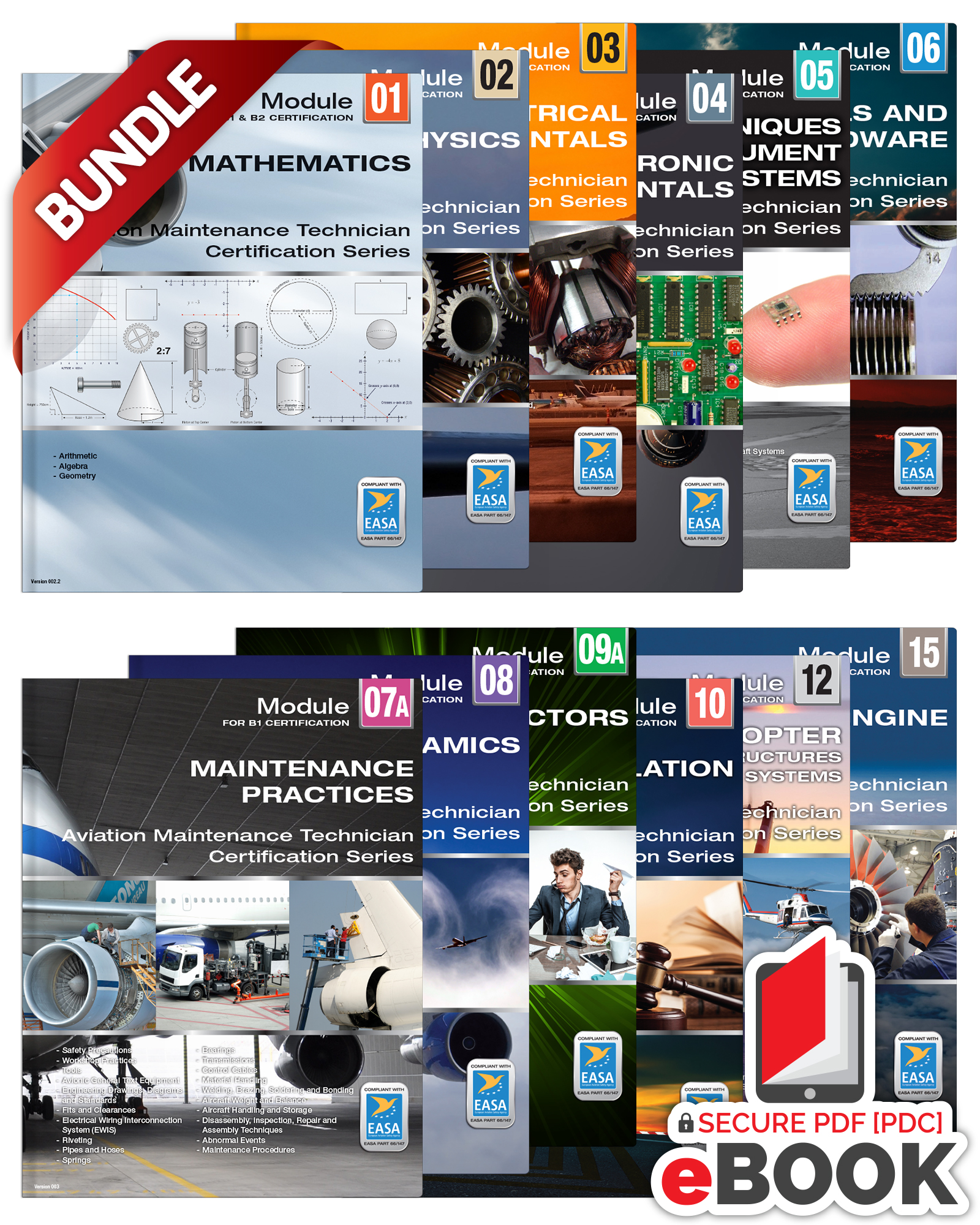 EASA B1.3 Helicopter / Turbine Study Set - Secure eBook Bundle - Pre-2023-989