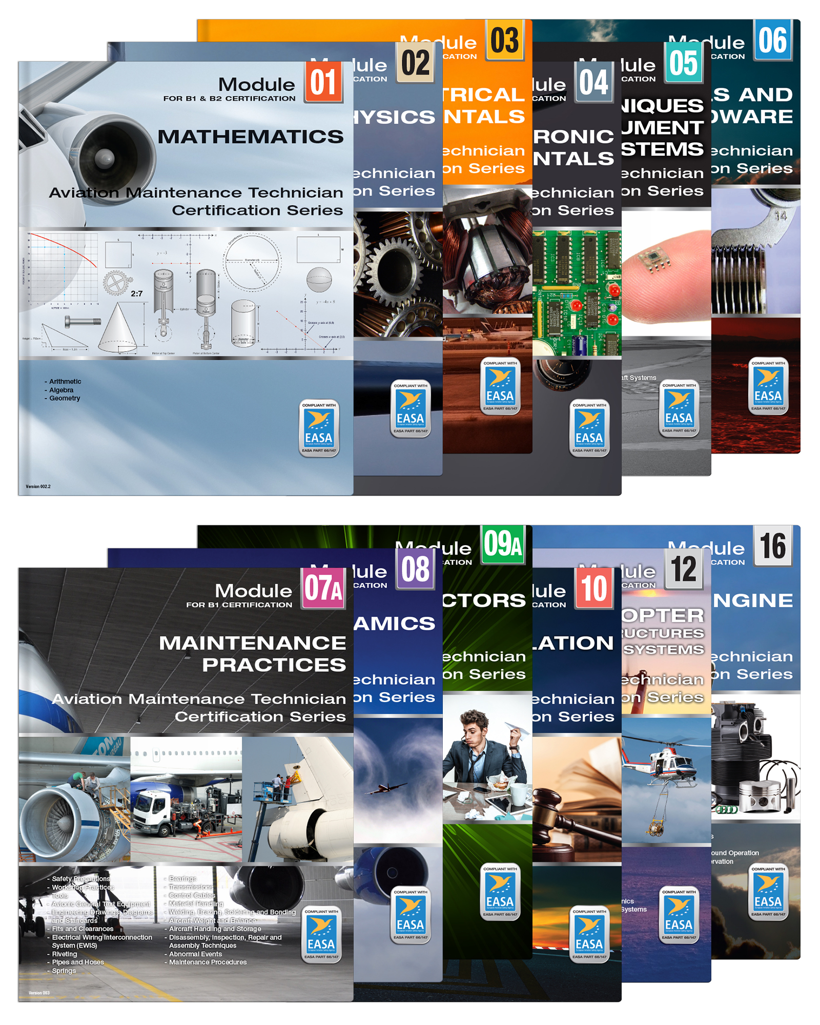 EASA B1.4 Helicopter / Piston Study Set - Book