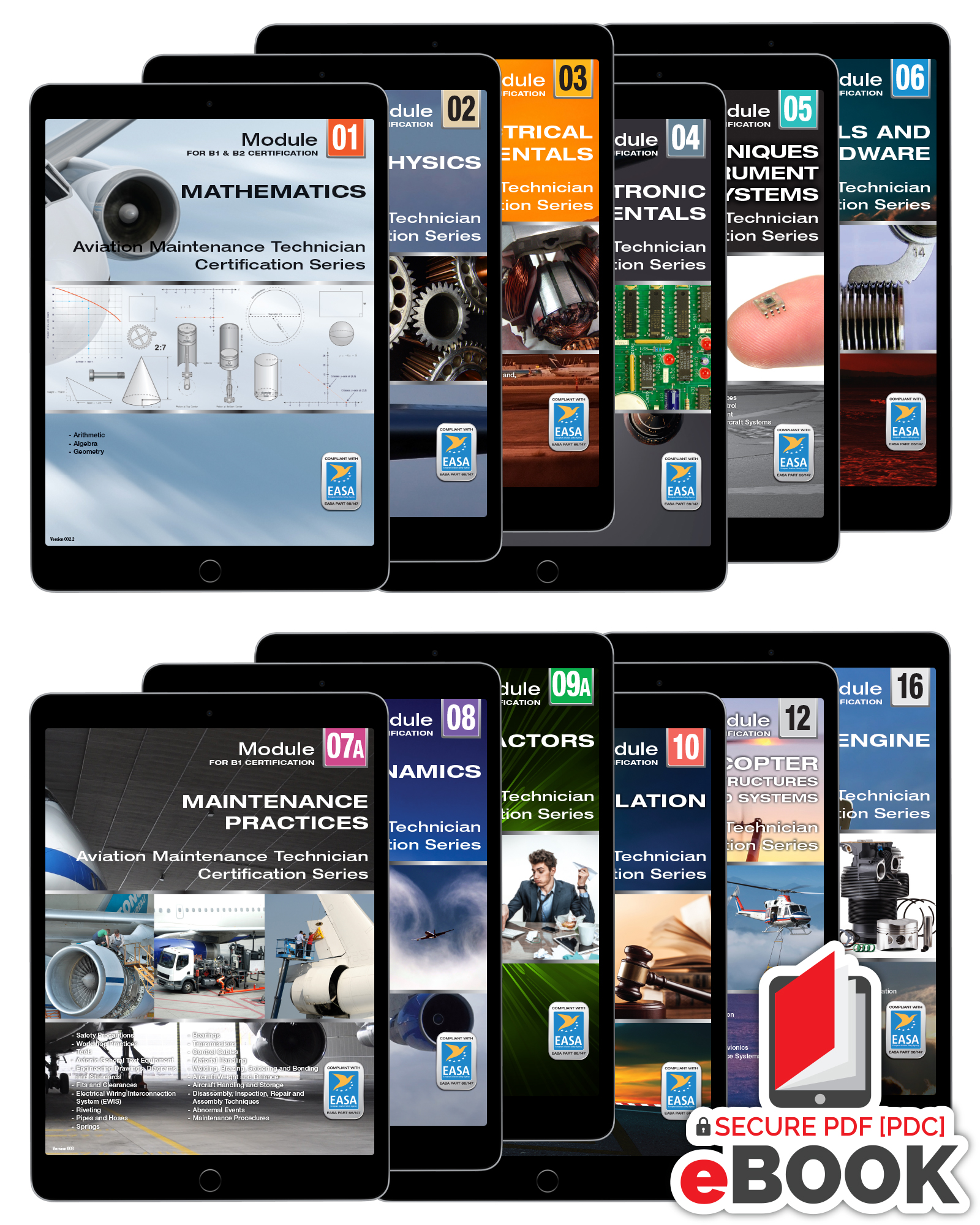 EASA B1.4 Helicopter / Piston Study Set - Secure eBook - Pre-2023-989