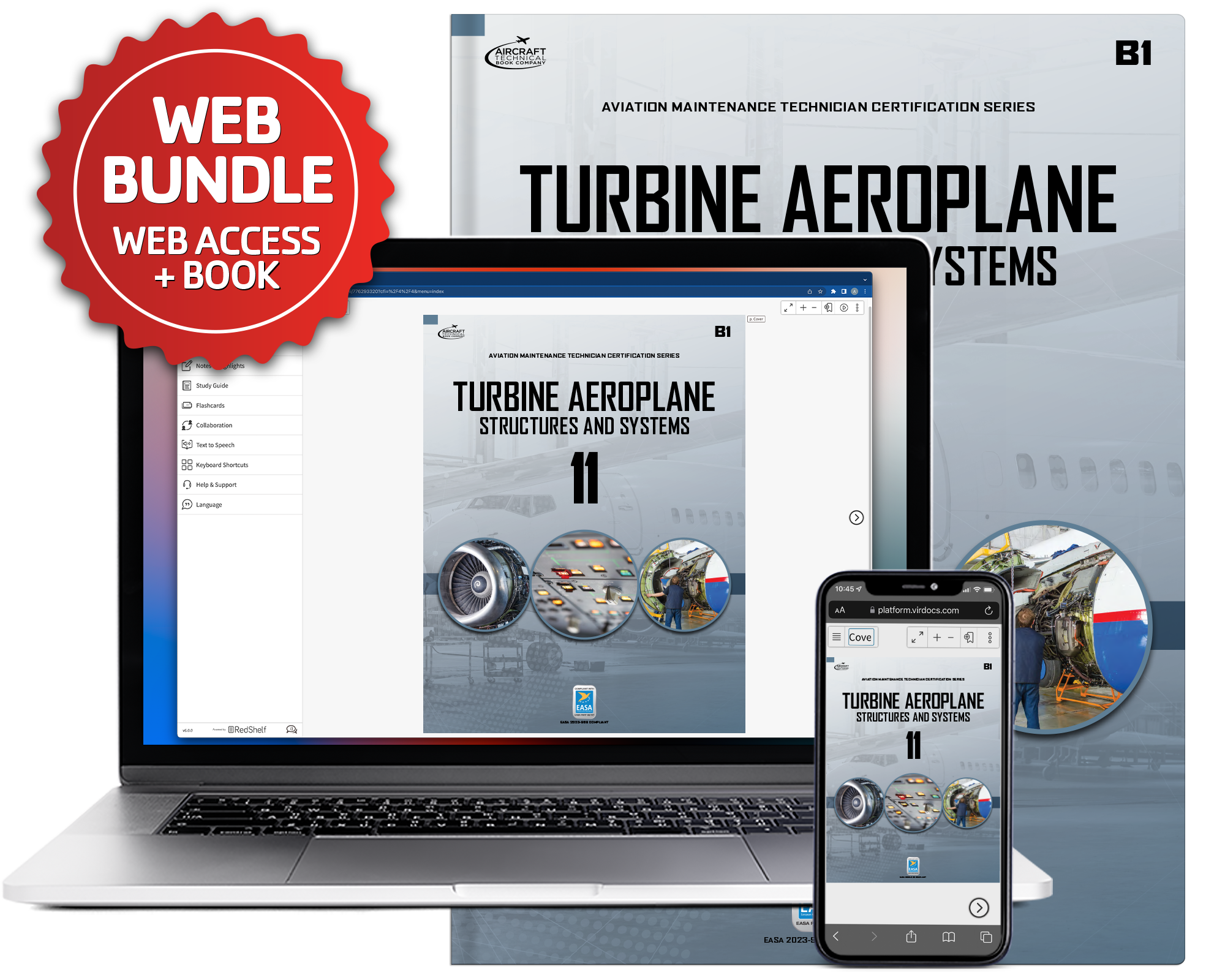 Turbine Aeroplane Structures and Systems: Module 11 (B1) - Online Bundle