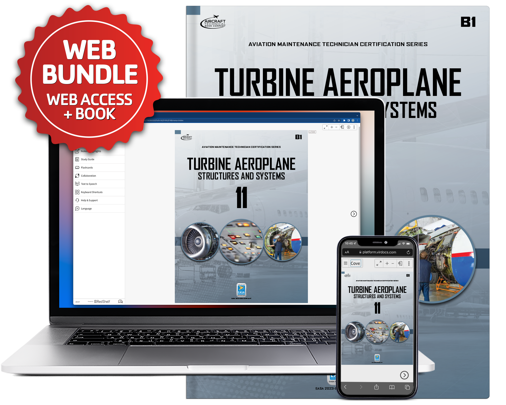 Turbine Aeroplane Structures and Systems: Module 11 (B1) - RedShelf Online Bundle