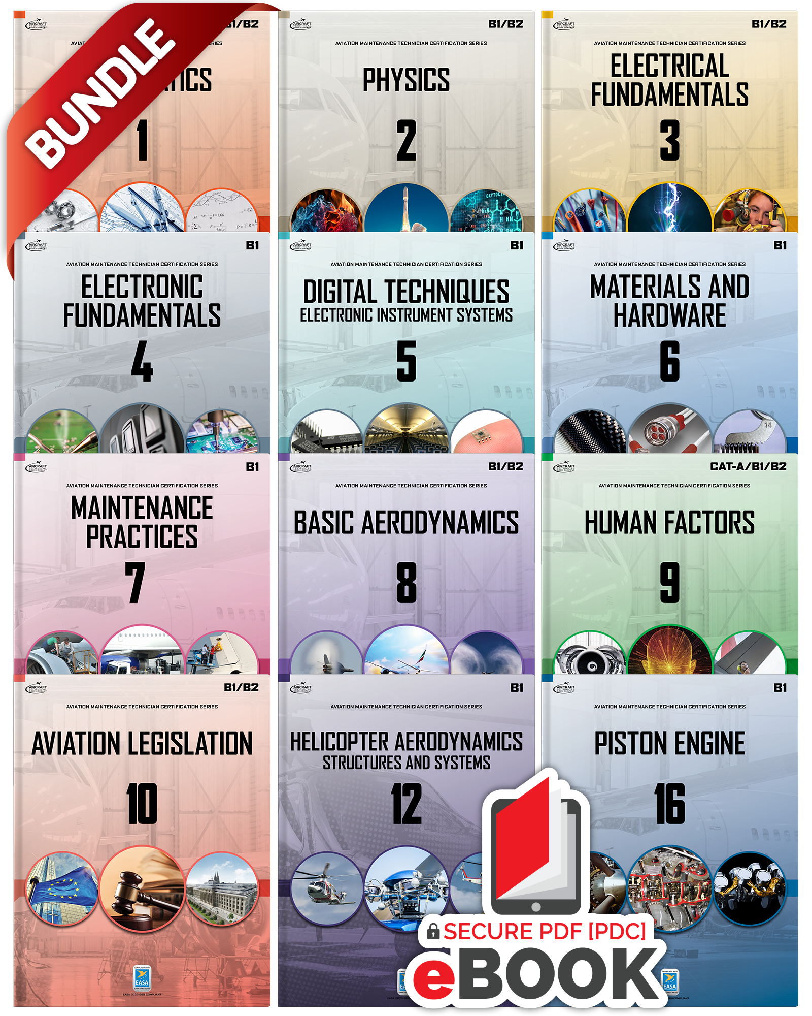B1.4 Helicopter/Piston Set - Secure eBook Bundle