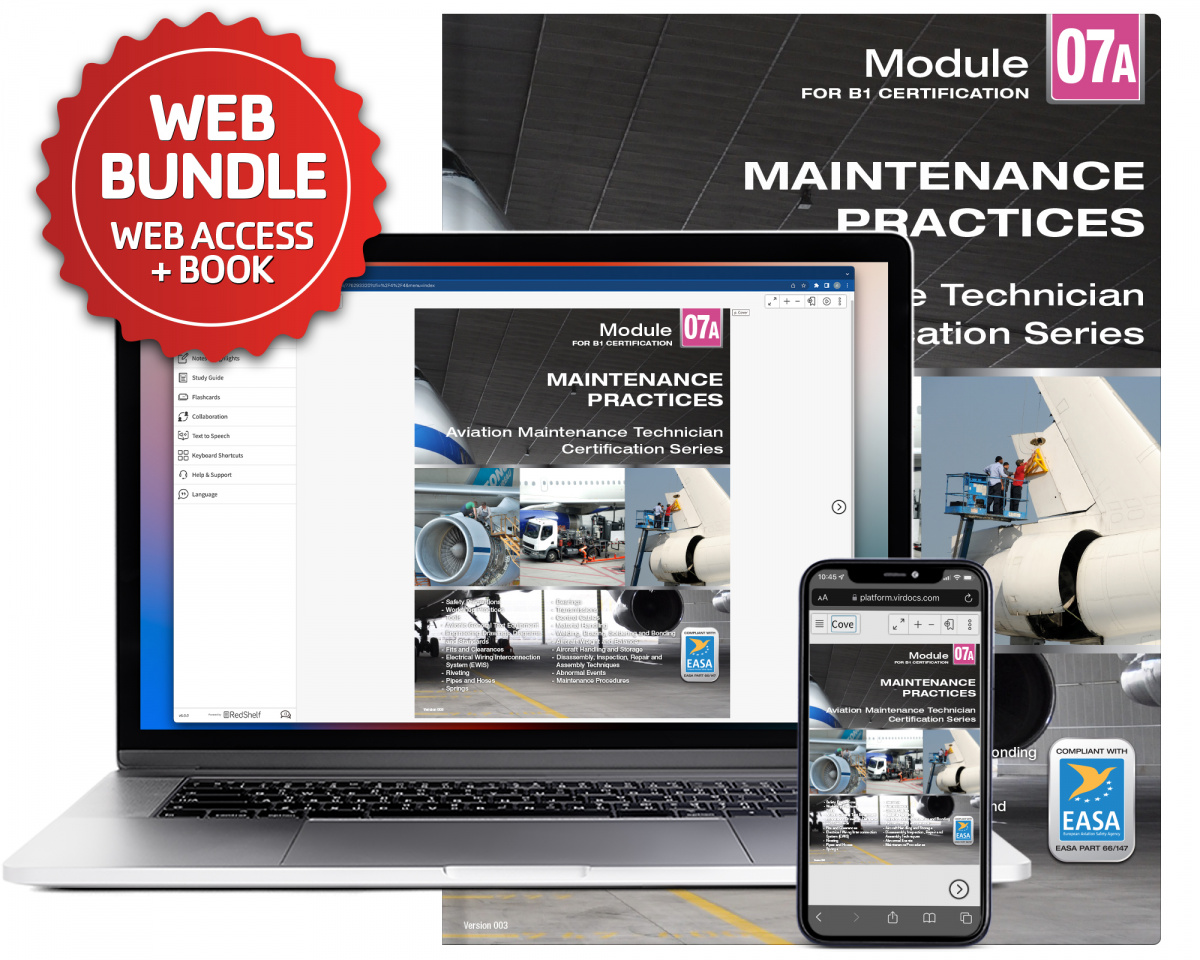 Maintenance Practices: Module 7A (B1) - RedShelf Online Bundle - Pre-2023-989