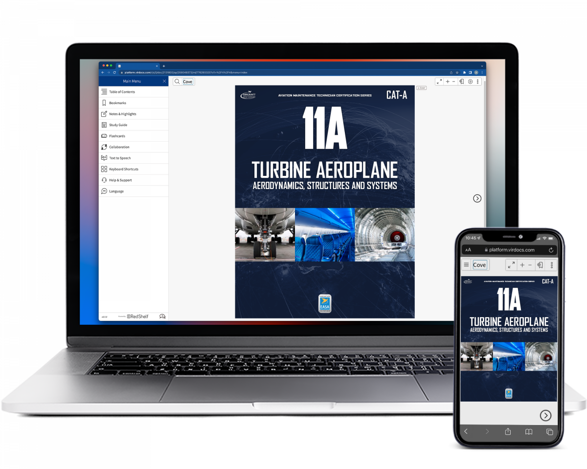 Turbine Aeroplane Structures and Systems: Module 11A (CAT-A) - RedShelf Online - Pre-2023-989