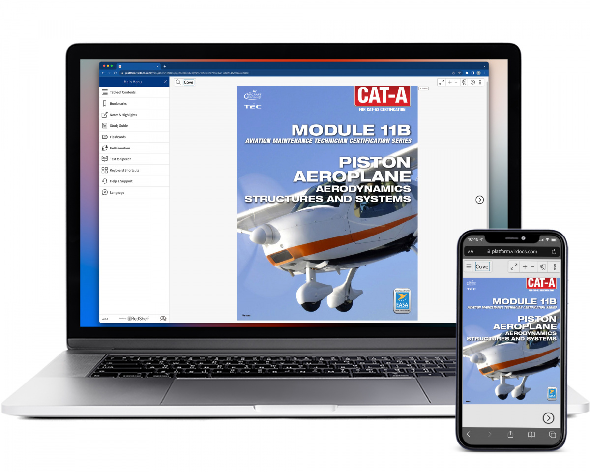 Piston Aeroplane Structures and Systems: Module 11B (CAT-A) - Online