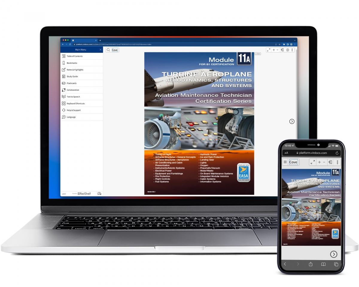 Turbine Aeroplane Structures and Systems: Module 11A (B1) - RedShelf Online - Pre-2023-989