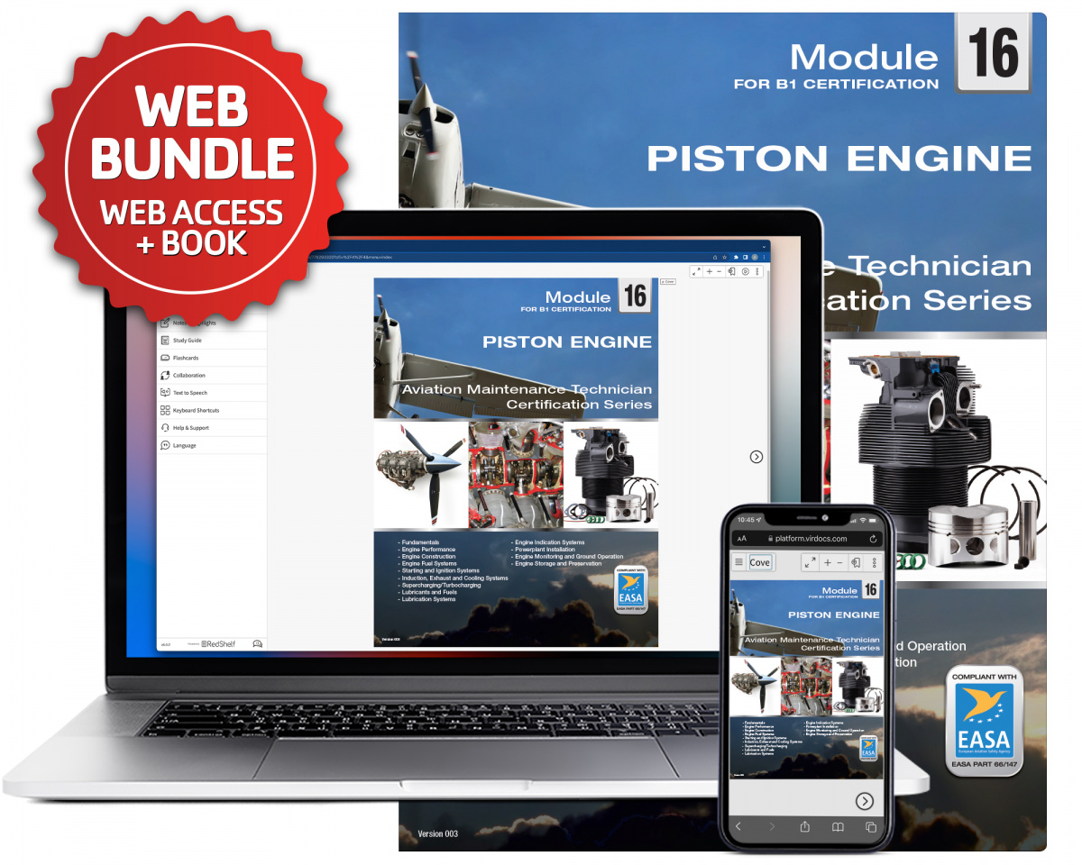 Piston Engines: Module 16 (B1) - RedShelf Online Bundle - Pre-2023-989