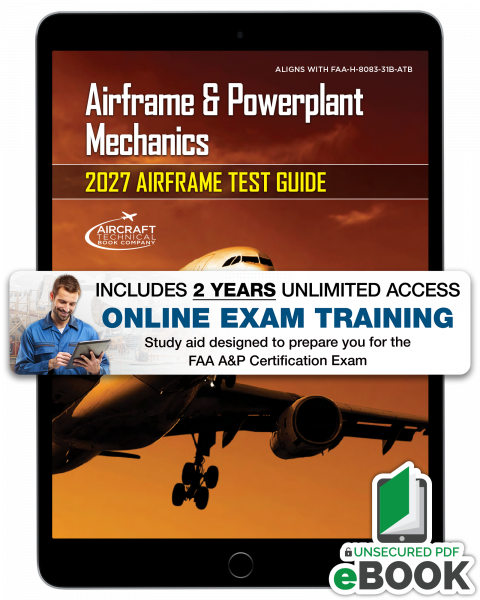 2027 Airframe Test Guide Unsecure eBook with Online Exam Training