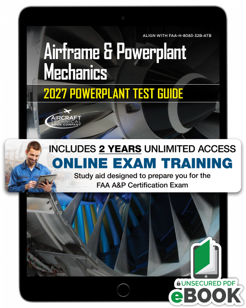 2027 Powerplant Test Guide Unsecure eBook with Online Exam Training
