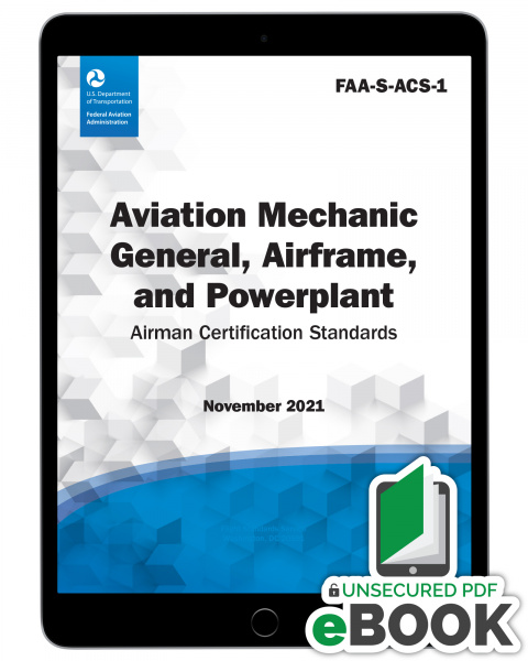 Aviation Mechanic Airman Certification Standards - eBook