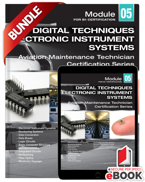 Digital Techniques / Electronic Instrument Systems: Module 5 (B1)- Secure eBook Bundle - Pre-2023-989