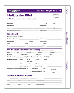Helicopter Record Folder